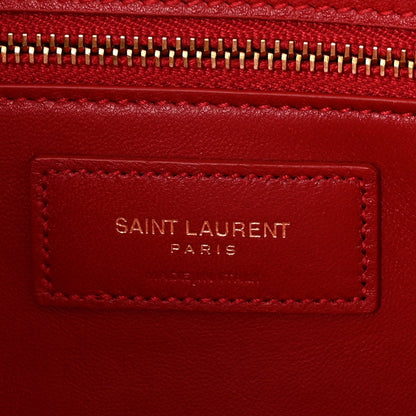 Smooth Calfskin Le Maillon Satchel Rouge Eros