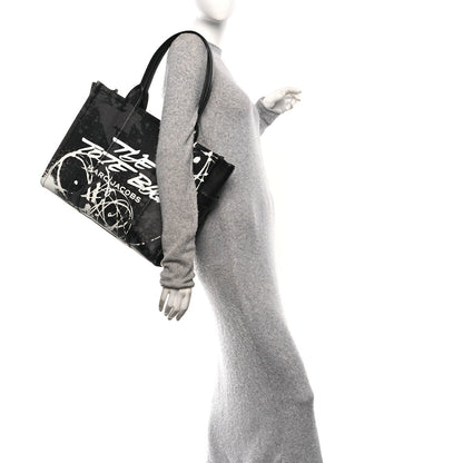 X FUTURA Grained Calfskin Large The Tote Bag Black