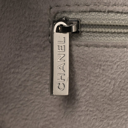 Caviar Medium Studded Deauville Tote Ivory