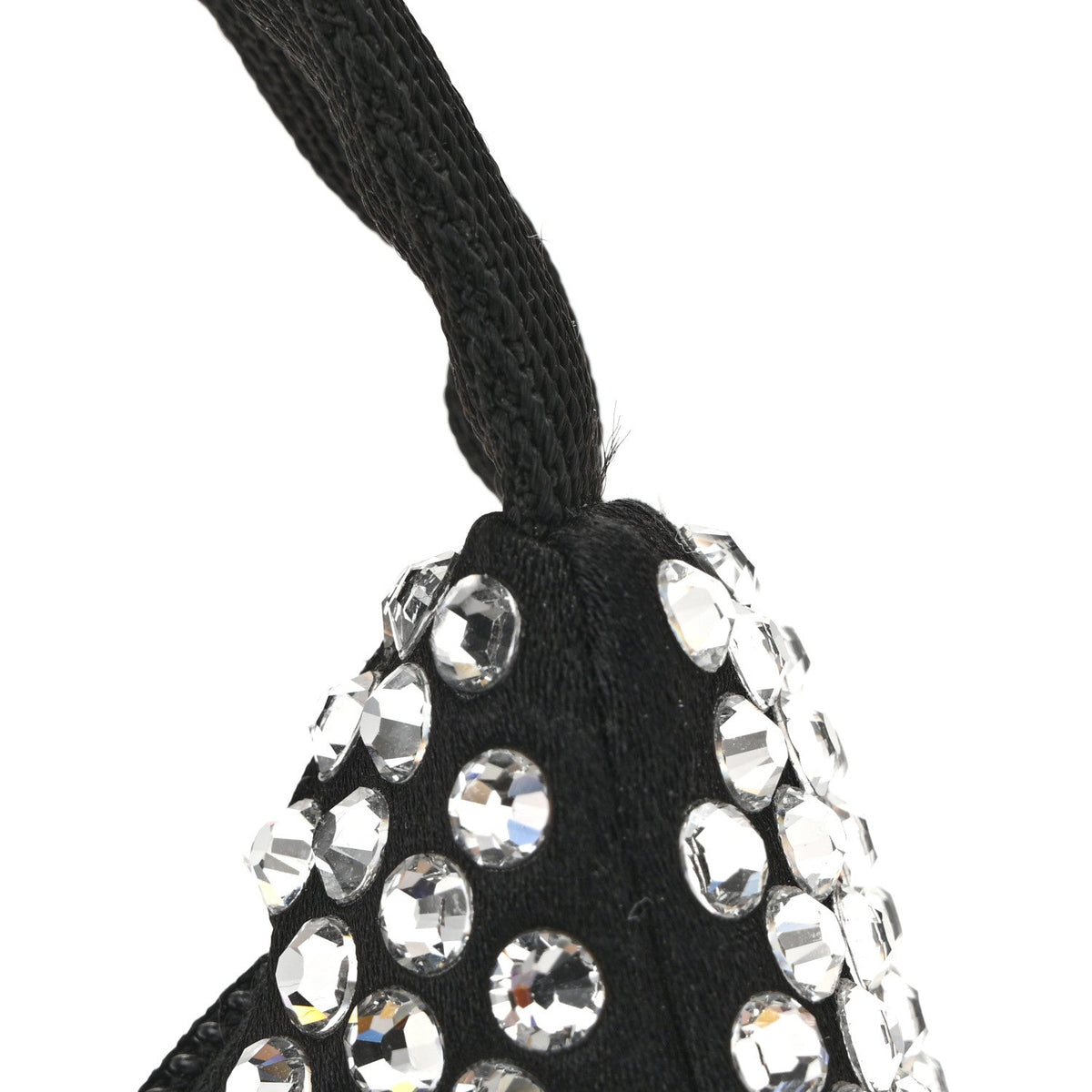 Satin Crystal Mini Re-Edition 2000 Bag Cristal
