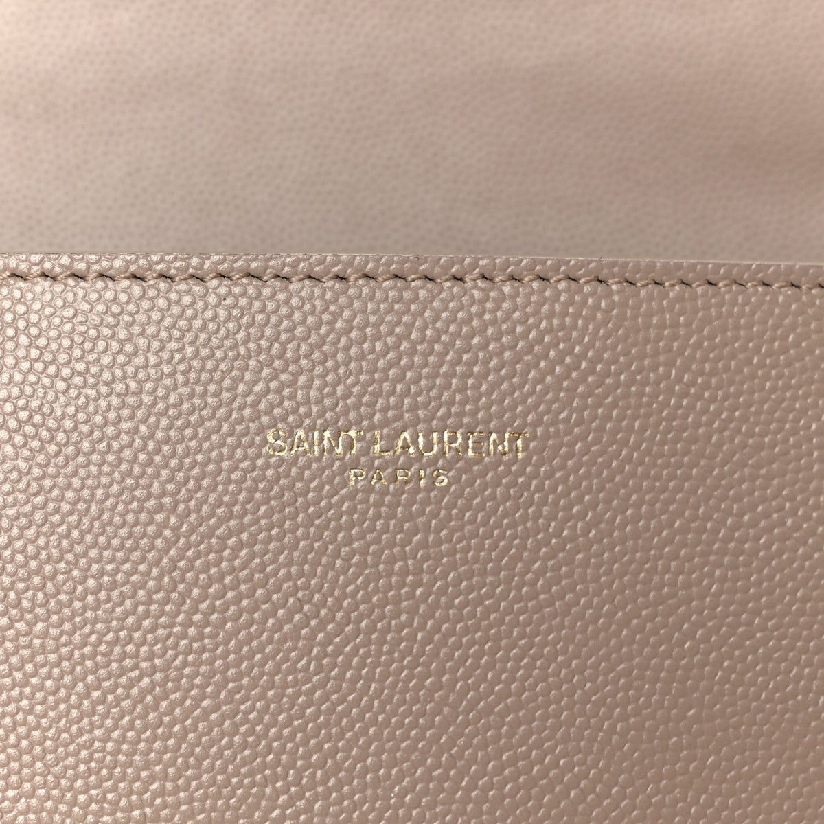 Grain de Poudre Medium Classic Monogram Cassandra Top Handle Dark Beige