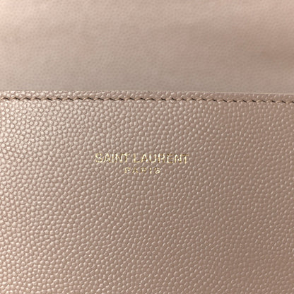 Grain de Poudre Medium Classic Monogram Cassandra Top Handle Dark Beige