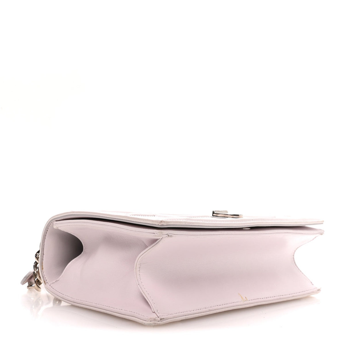 Calfskin Medium Diorama Flap Bag Off White