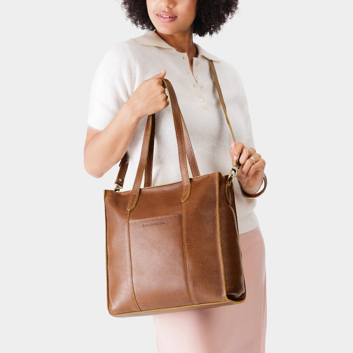 Large Lola Zipper Crossbody Tote
